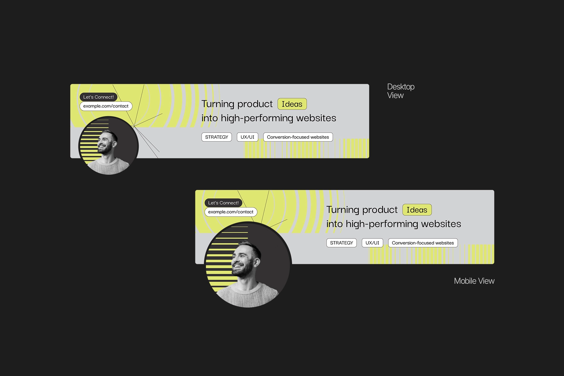 CANVA Digital Creative Agency LinkedIn Template