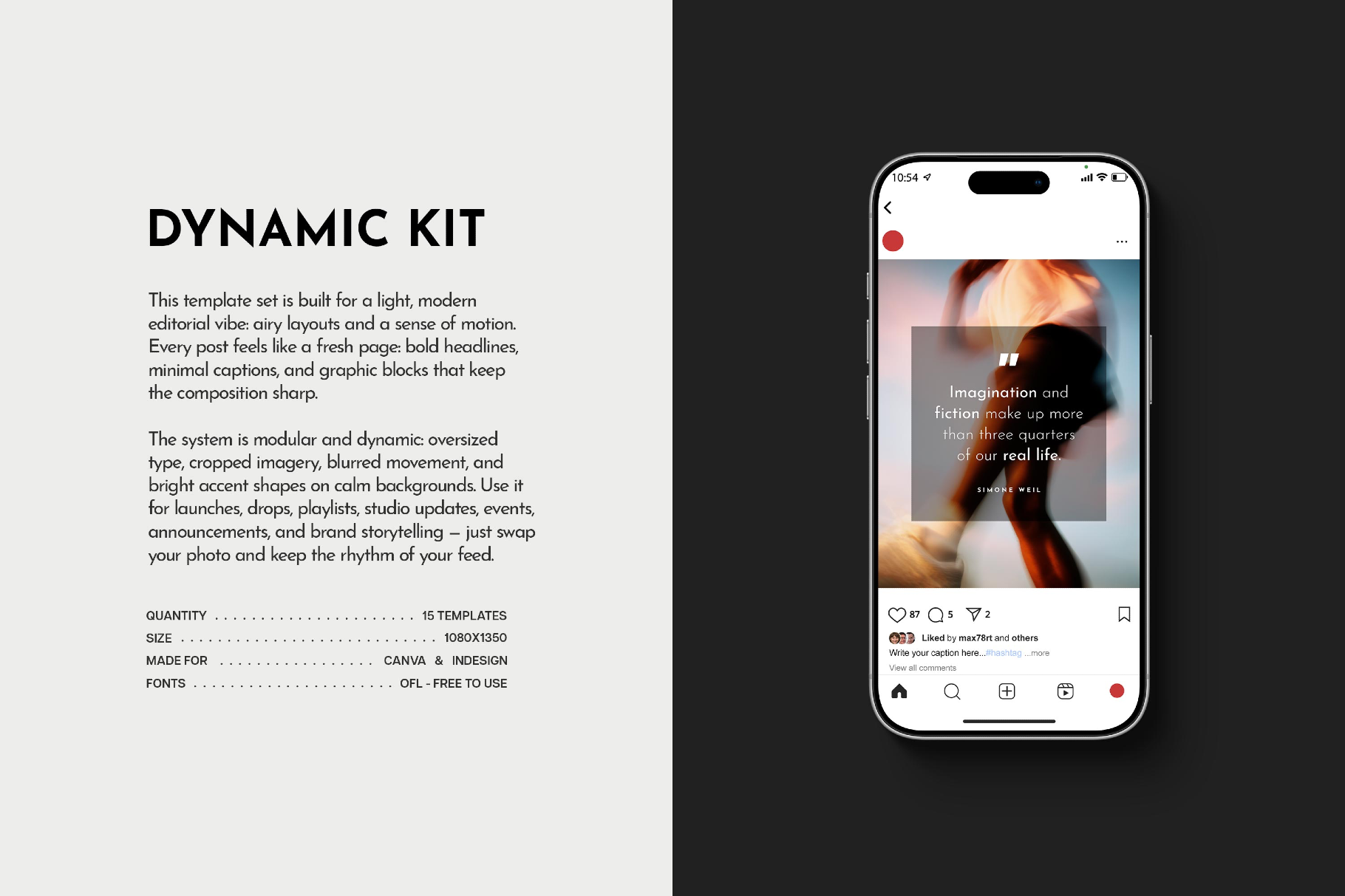 The Dynamic Instagram Templates