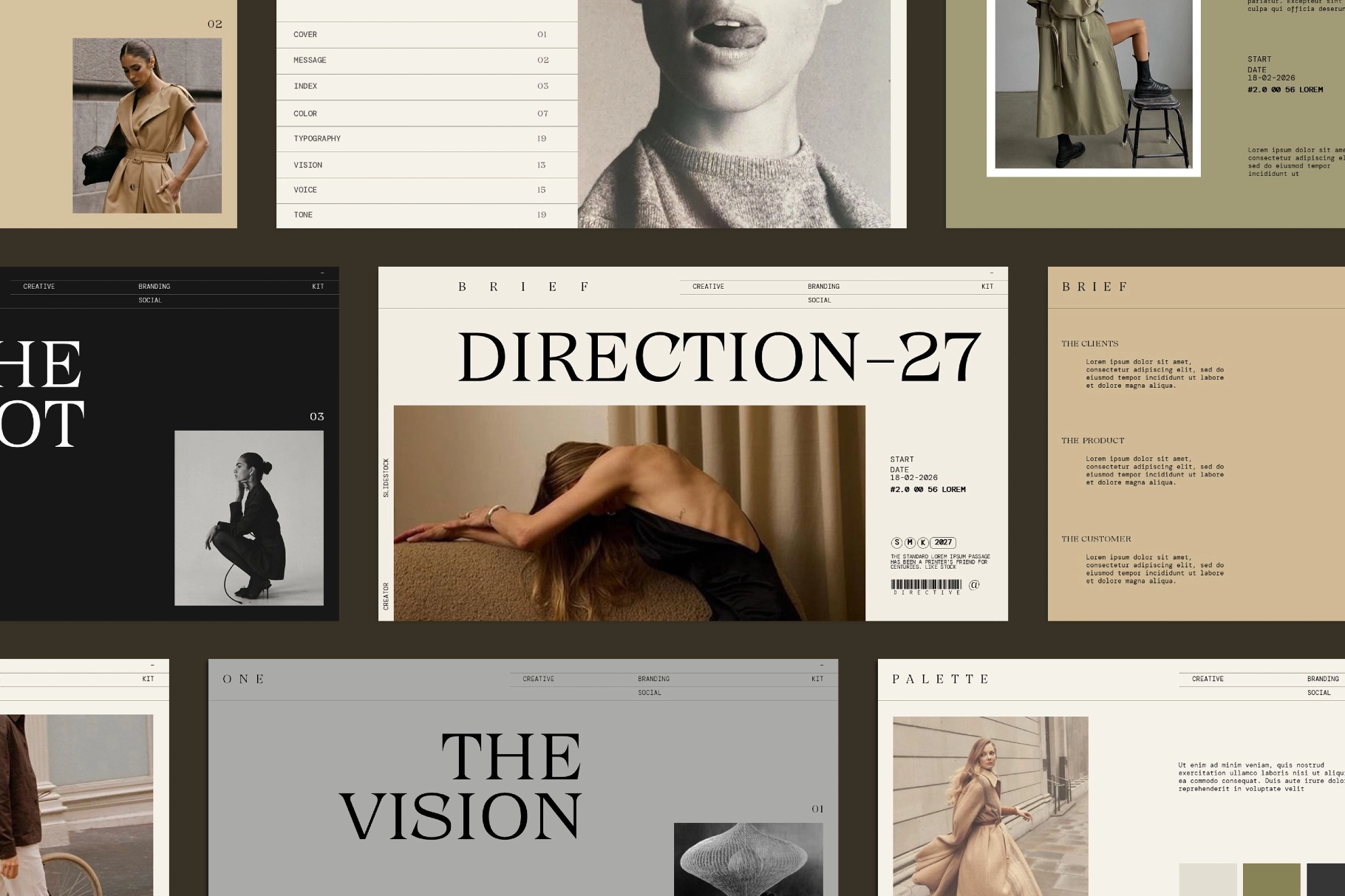 Creative Direction Kit Presentation Template