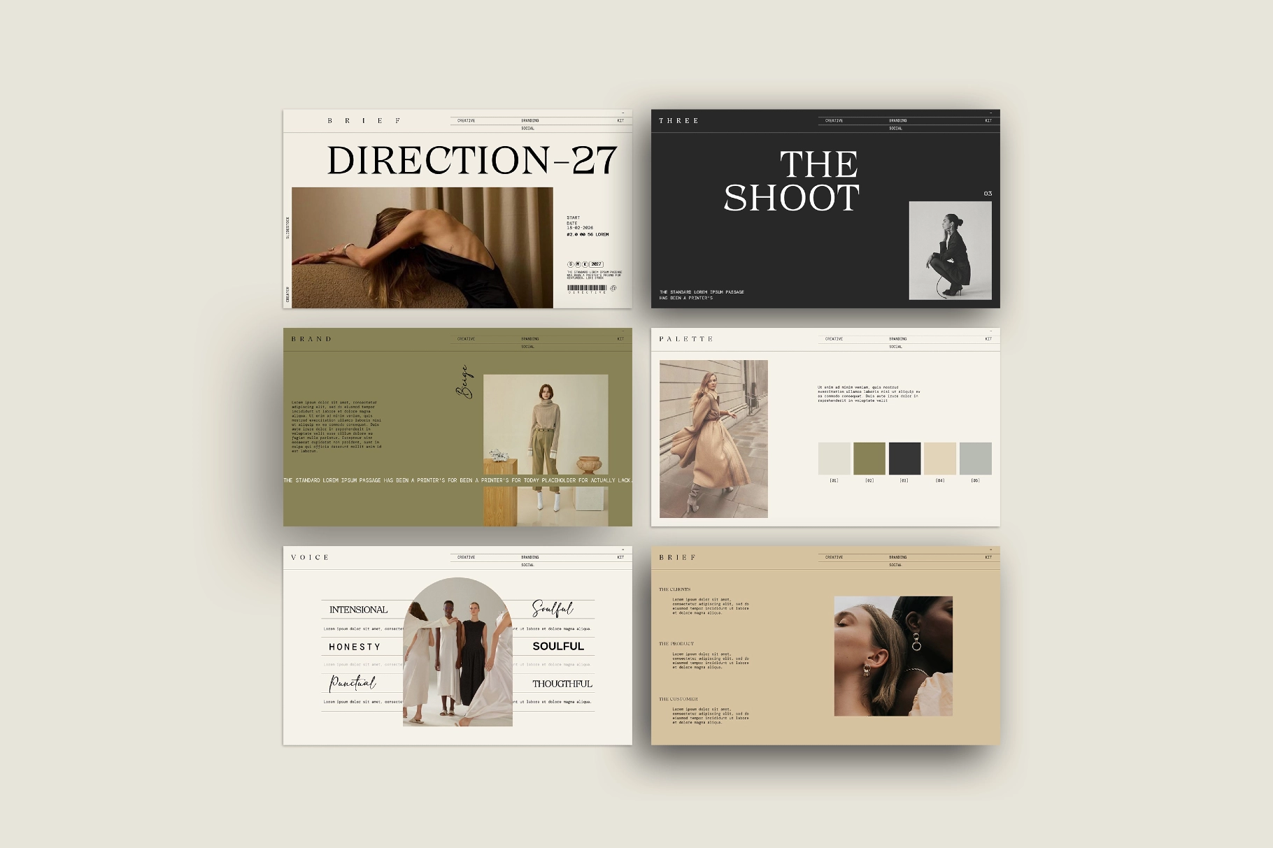 Creative Direction Kit Presentation Template