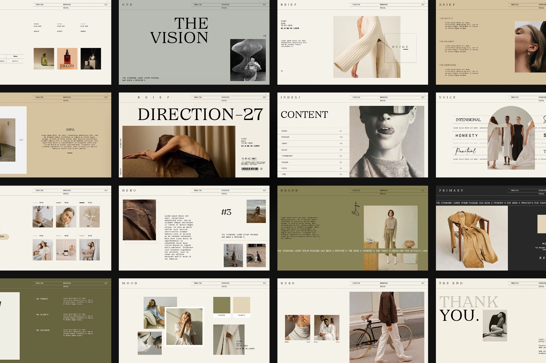 Creative Direction Kit Presentation Template