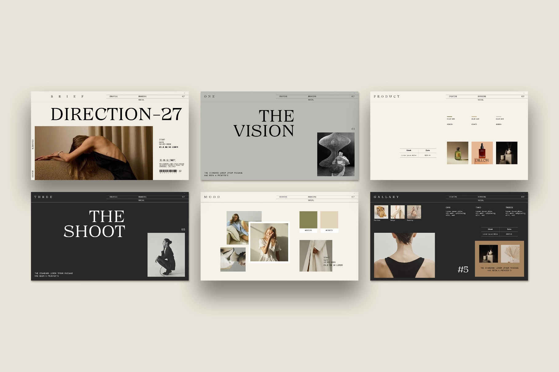 Creative Direction Kit Presentation Template