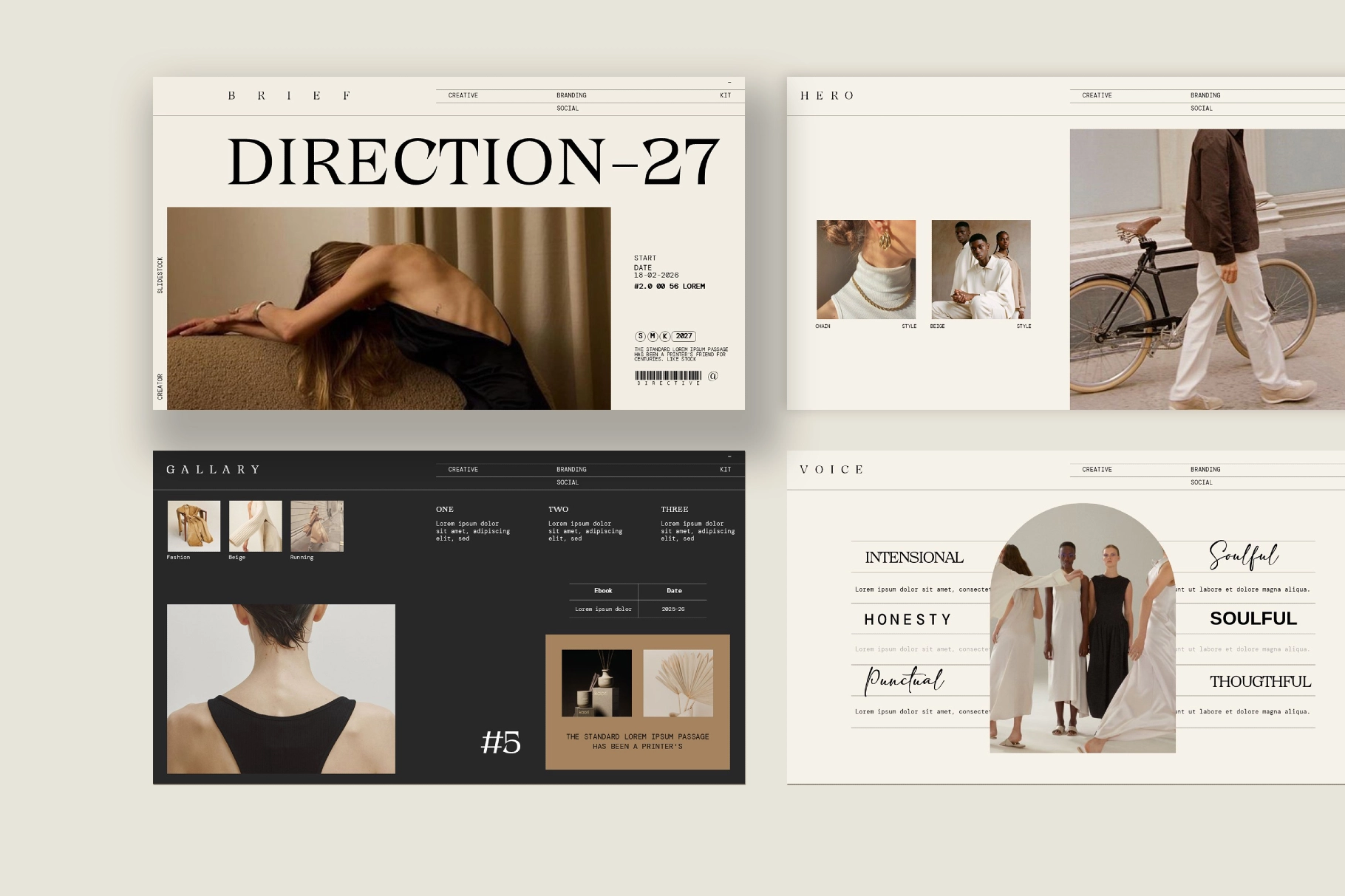 Creative Direction Kit Presentation Template