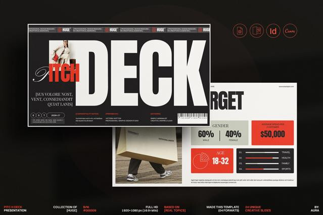 Investor Pitch Deck Presentation Template