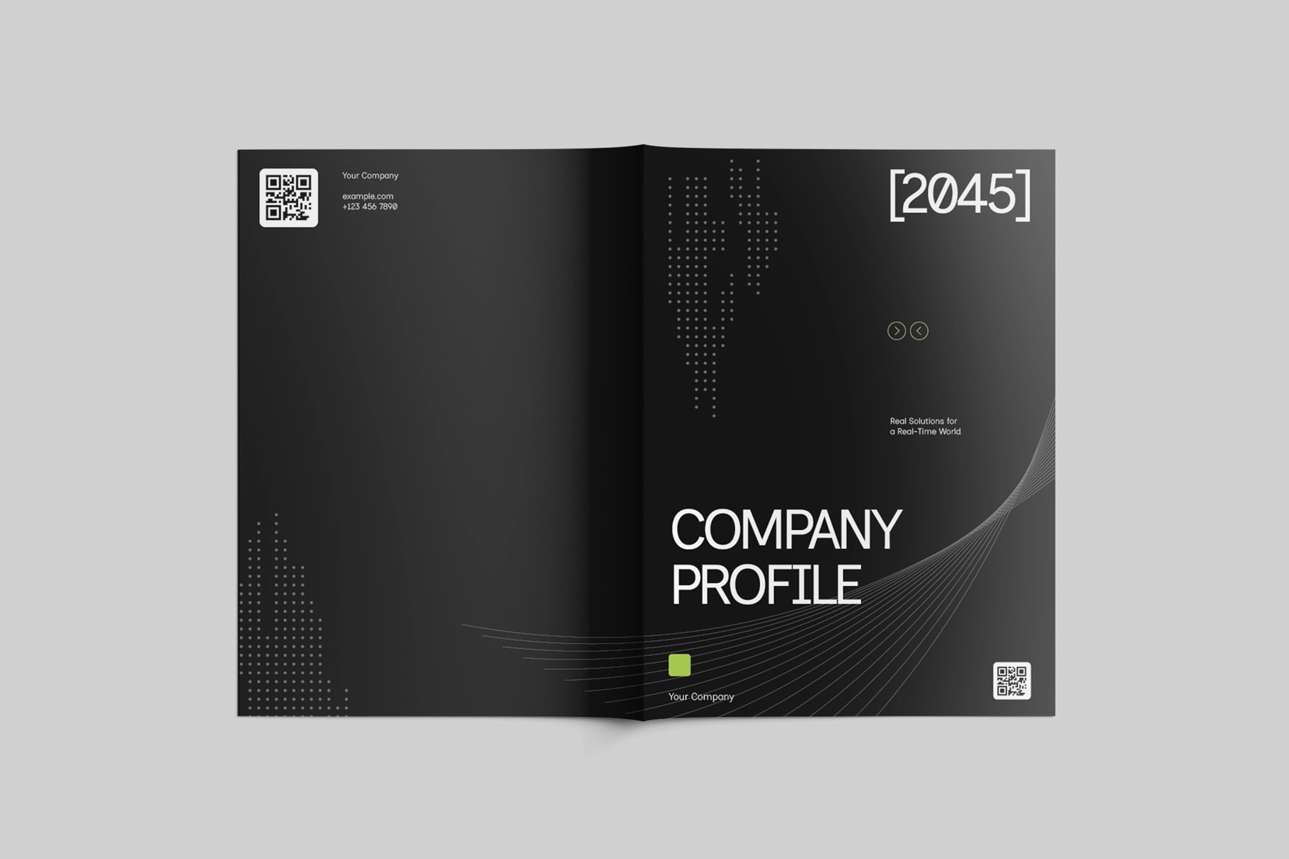 CANVA Minimalist AI Company Profile Template