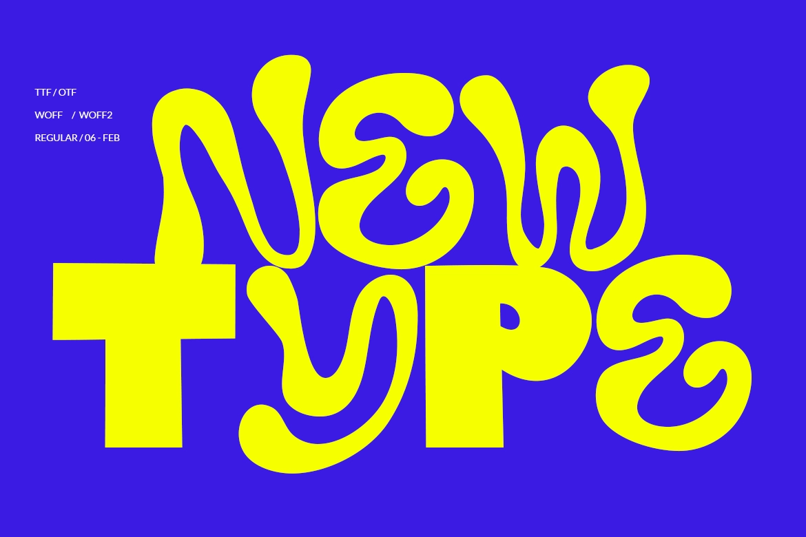 Rybe Bold - Psychedelic Display Font