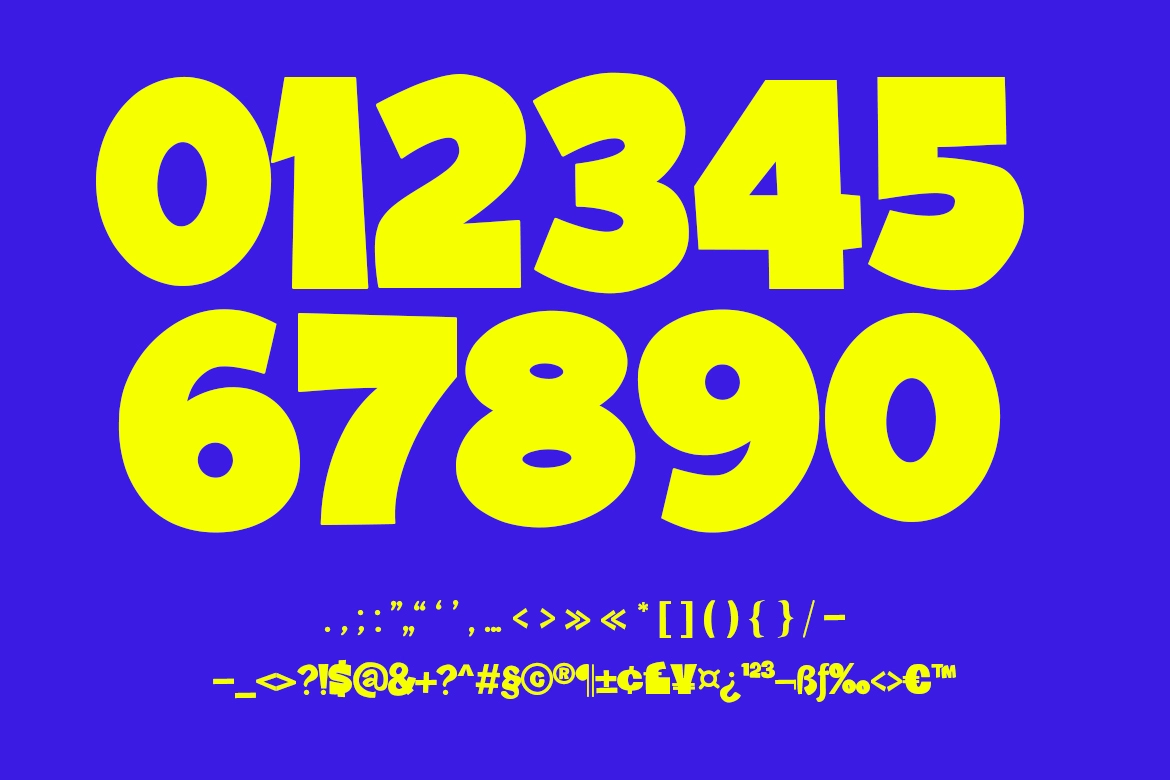 Rybe Bold - Psychedelic Display Font