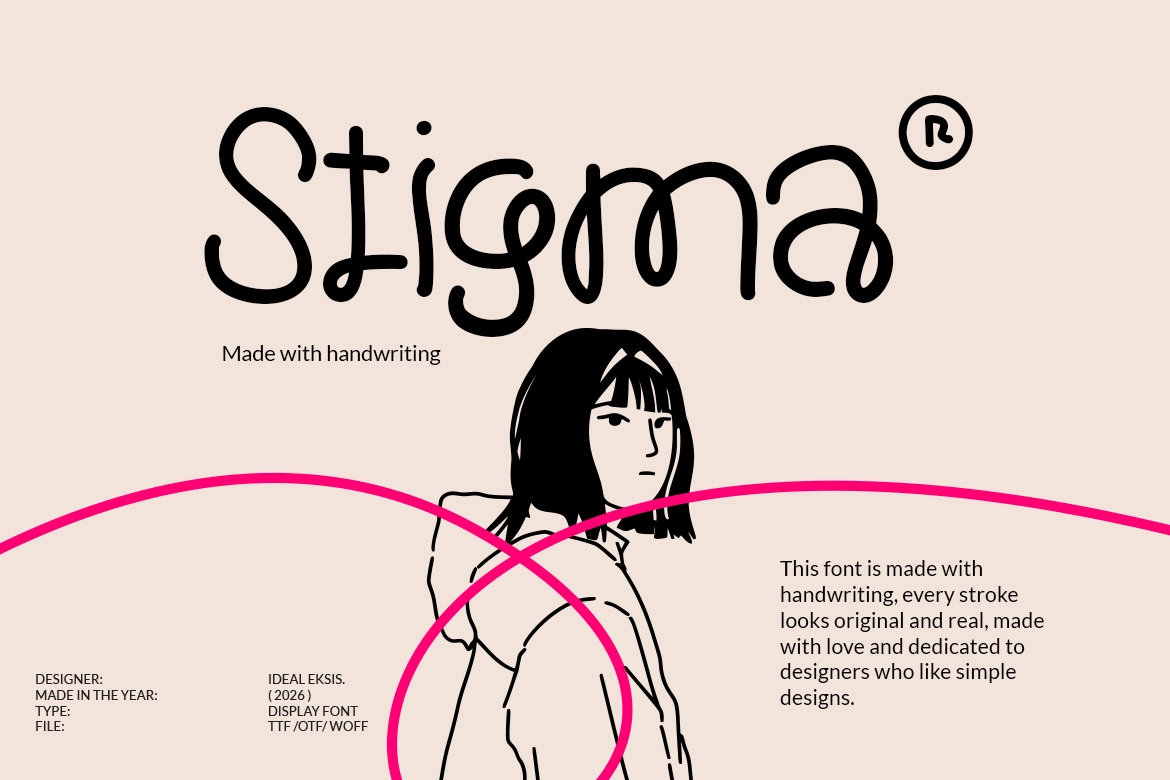 Make - Monoline Handwritten Font