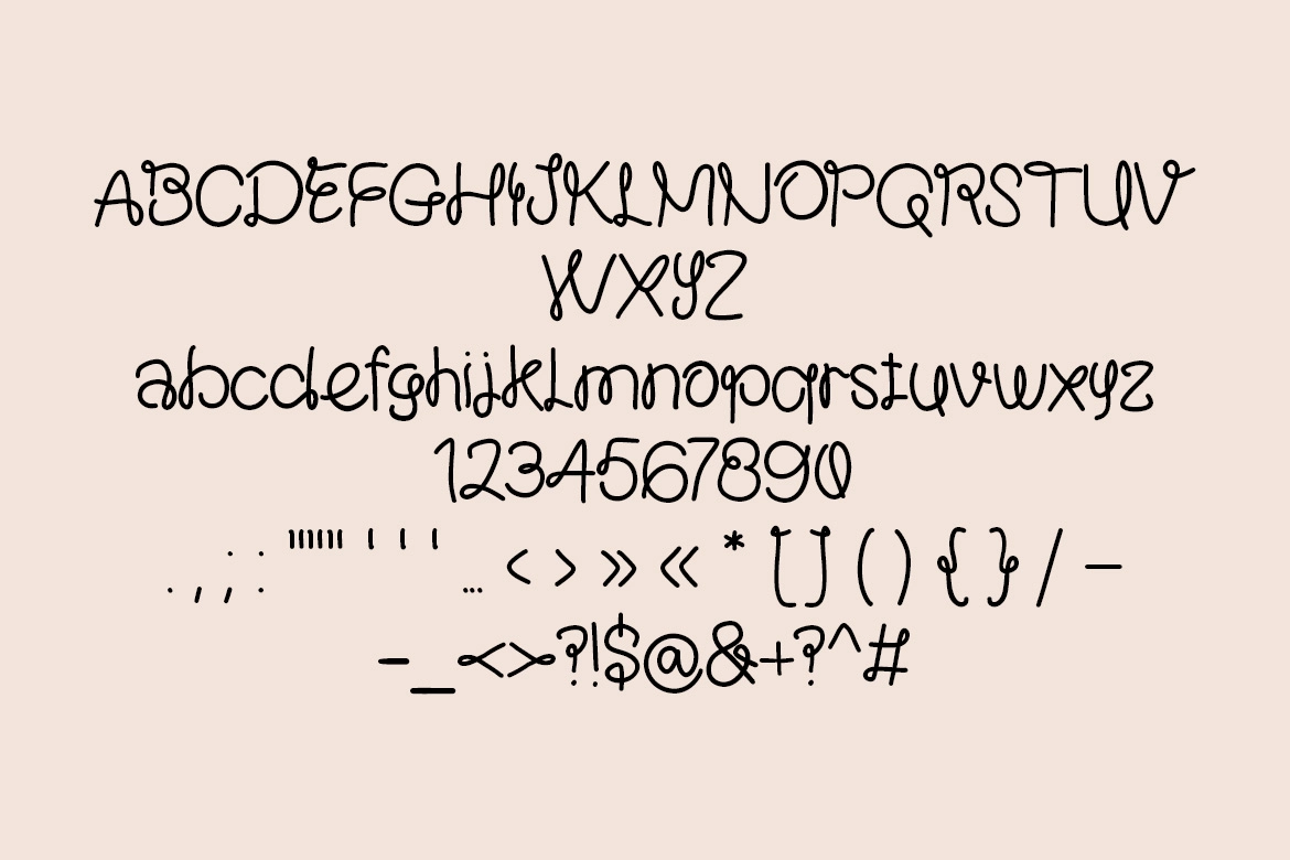 Make - Monoline Handwritten Font