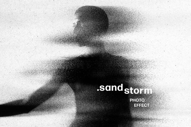 Sand Storm Photo Effect