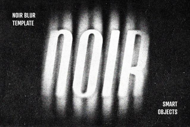 Noir Blur Text Effect