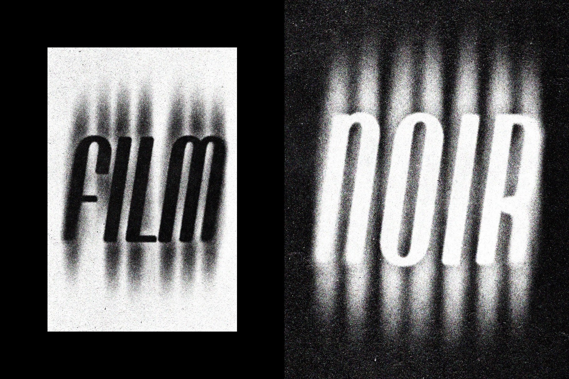 Noir Blur Text Effect