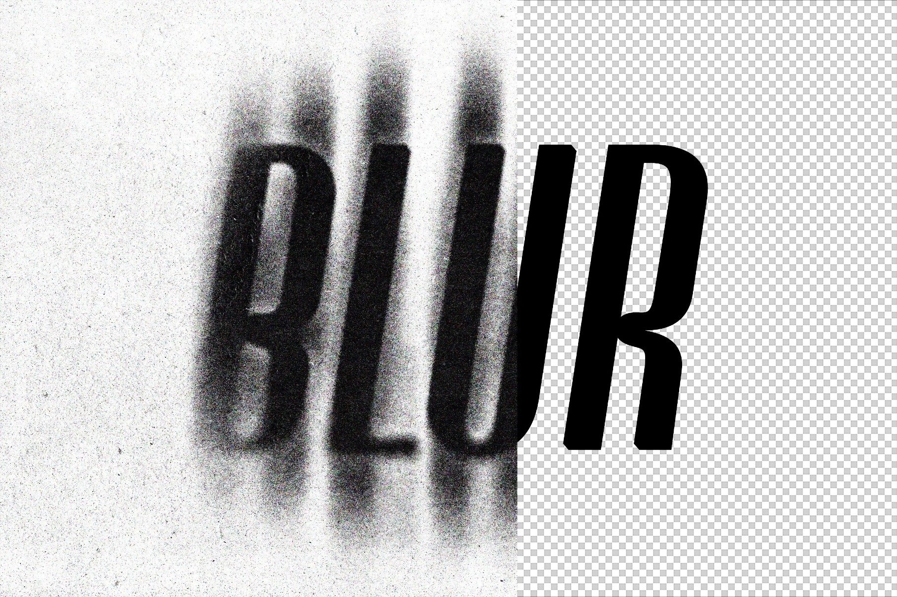 Noir Blur Text Effect