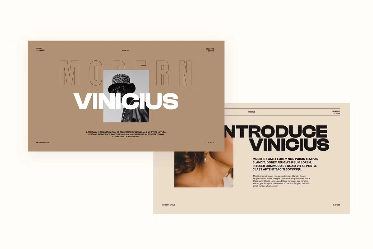 Vinicius - Brand Strategy Google Slides Template