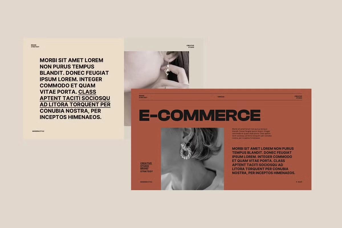 PowerPoint Brand Strategy Template – Vinicius