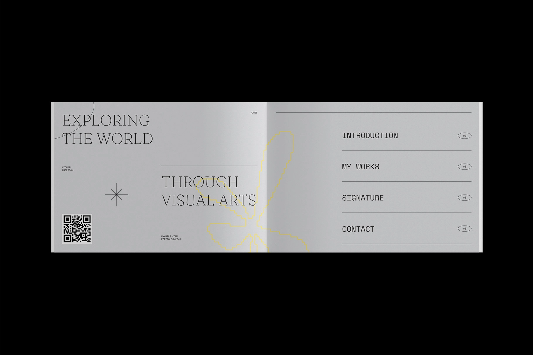 CANVA Design Portfolio Template - Portoe