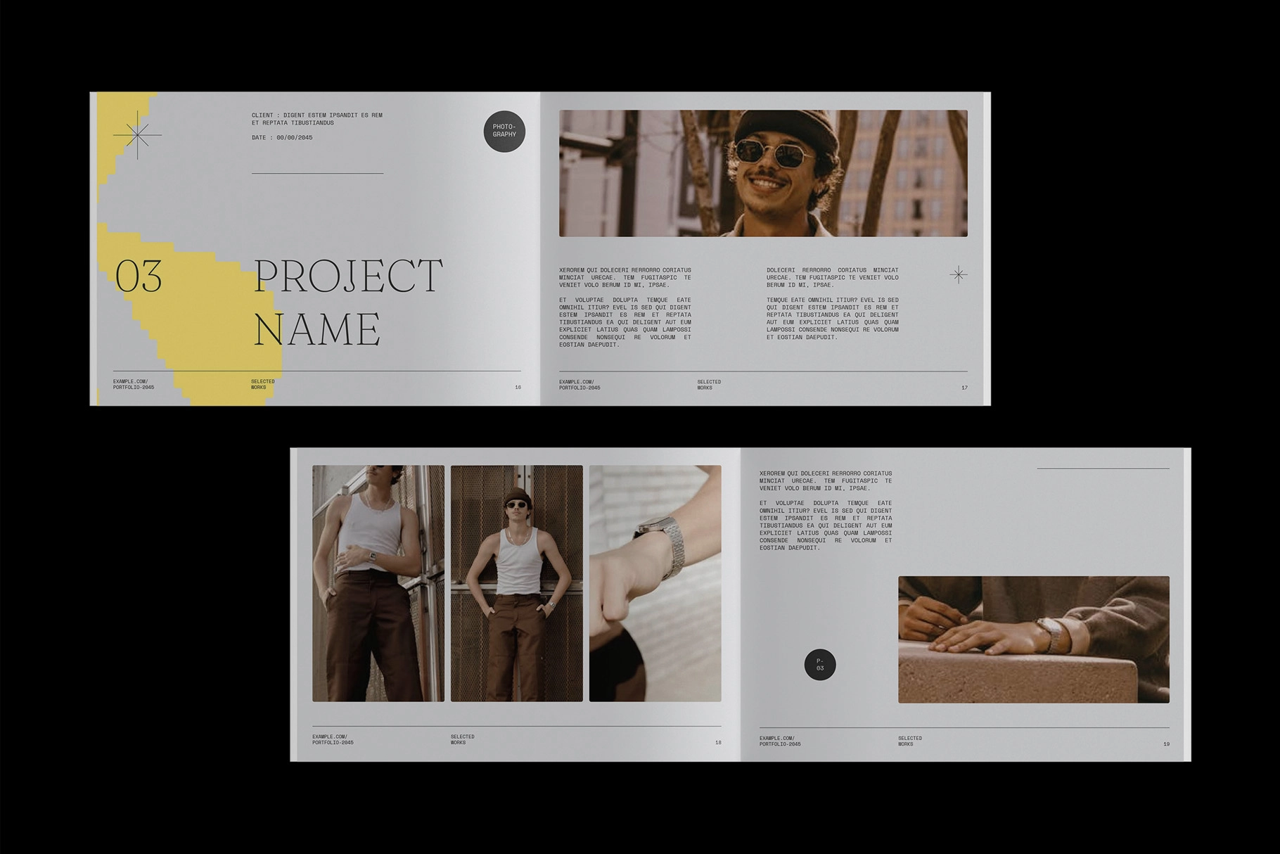 CANVA Design Portfolio Template - Portoe