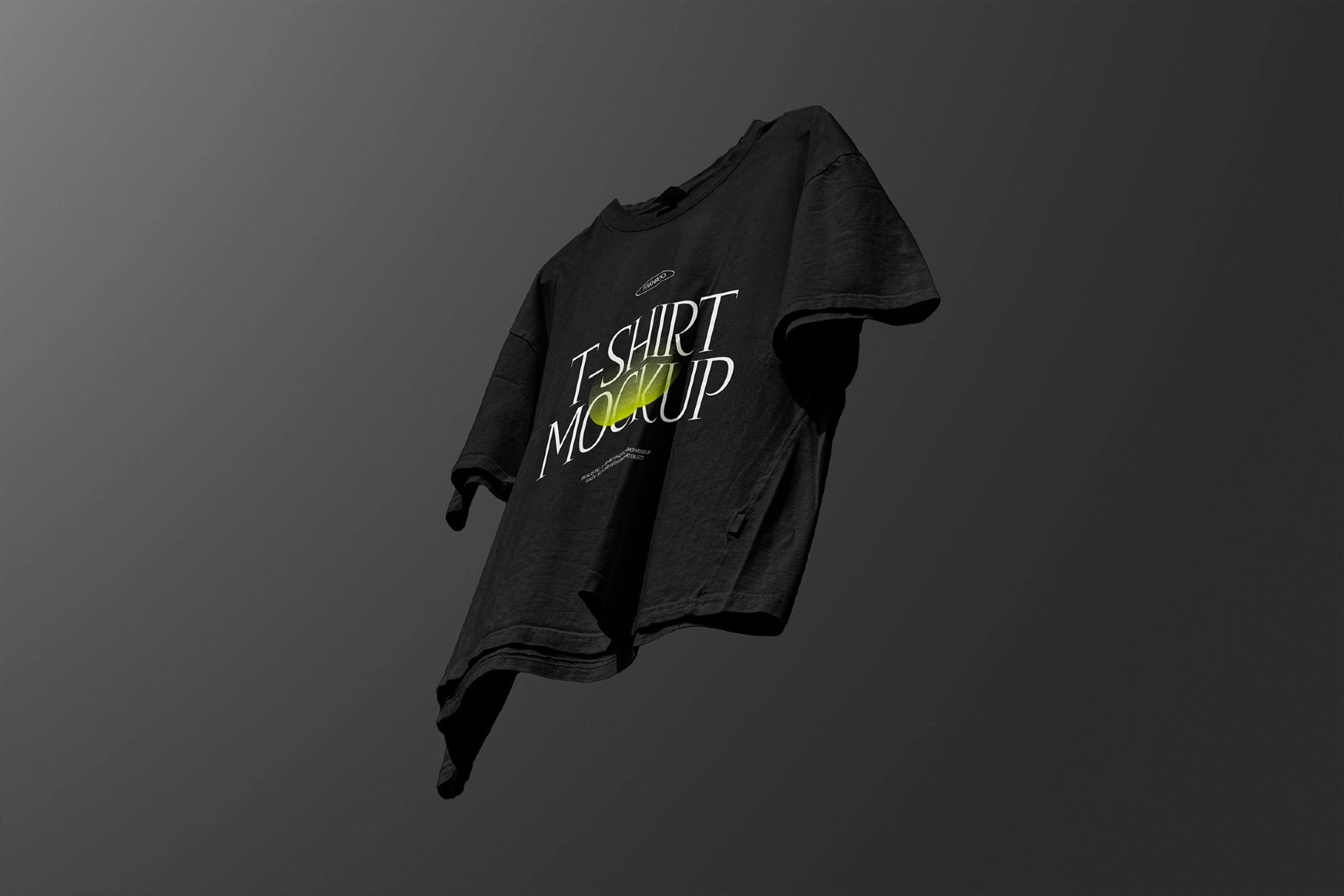 Floating T-Shirt Mockup