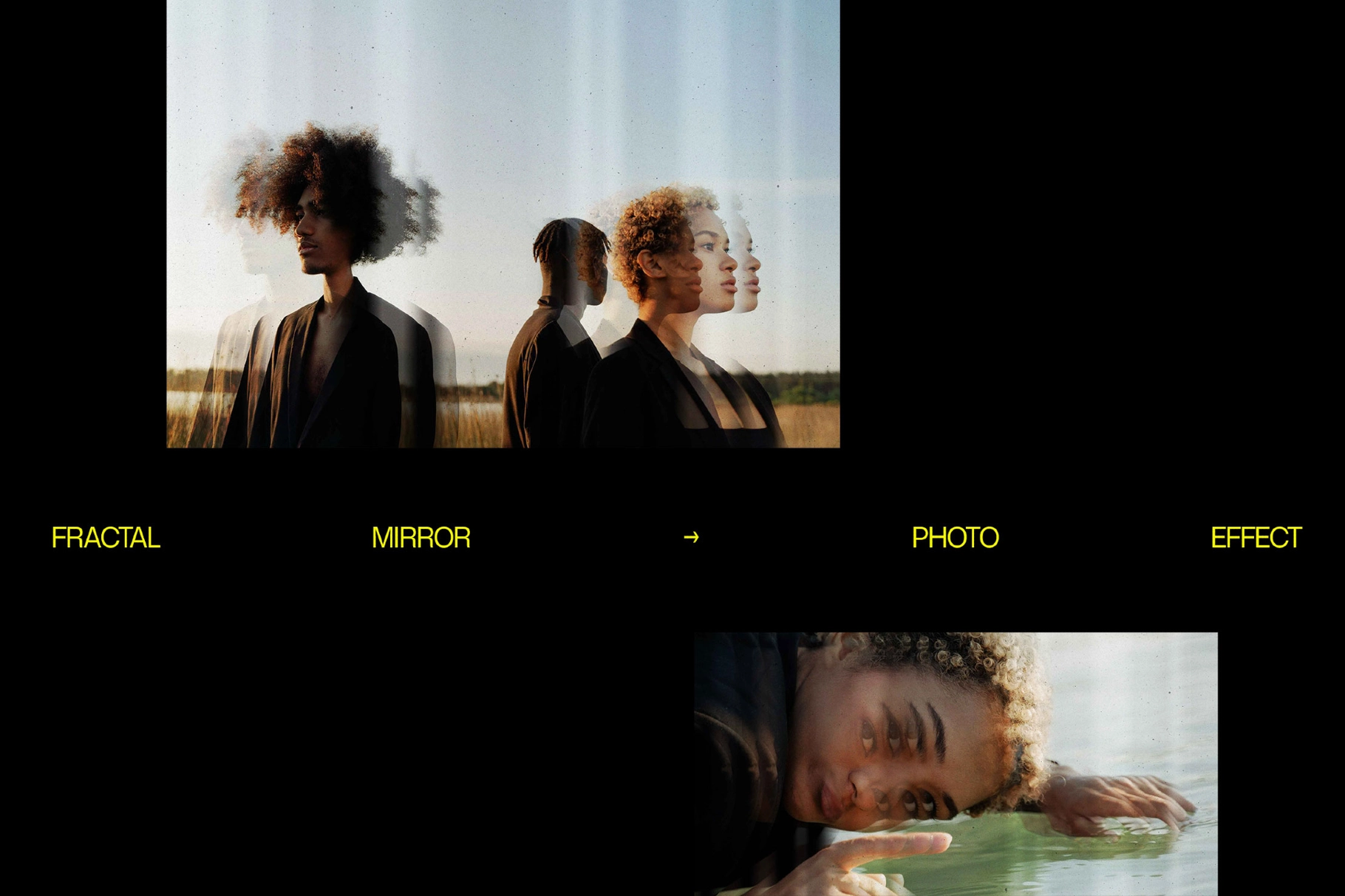 Fractal Mirror Photo Effect