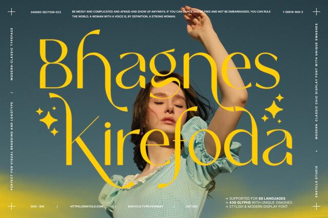 Bhagnes Kirefoda - Elegant Modern Serif Font
