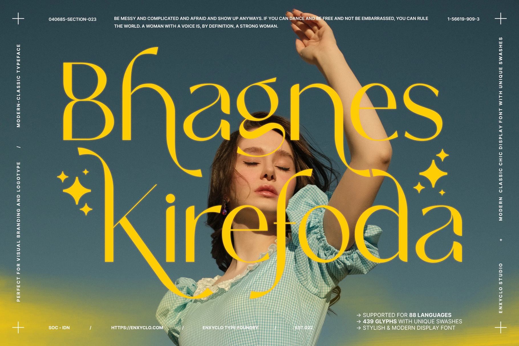 Bhagnes Kirefoda - Elegant Modern Serif Font