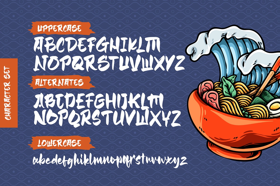 Kayasi Anohara – Japanese Style Display Font