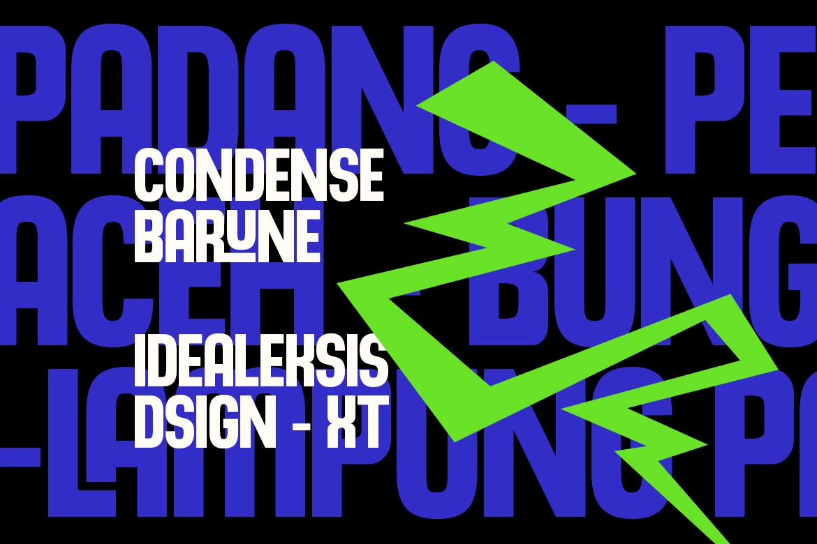 Barune - Condensed Sport Font