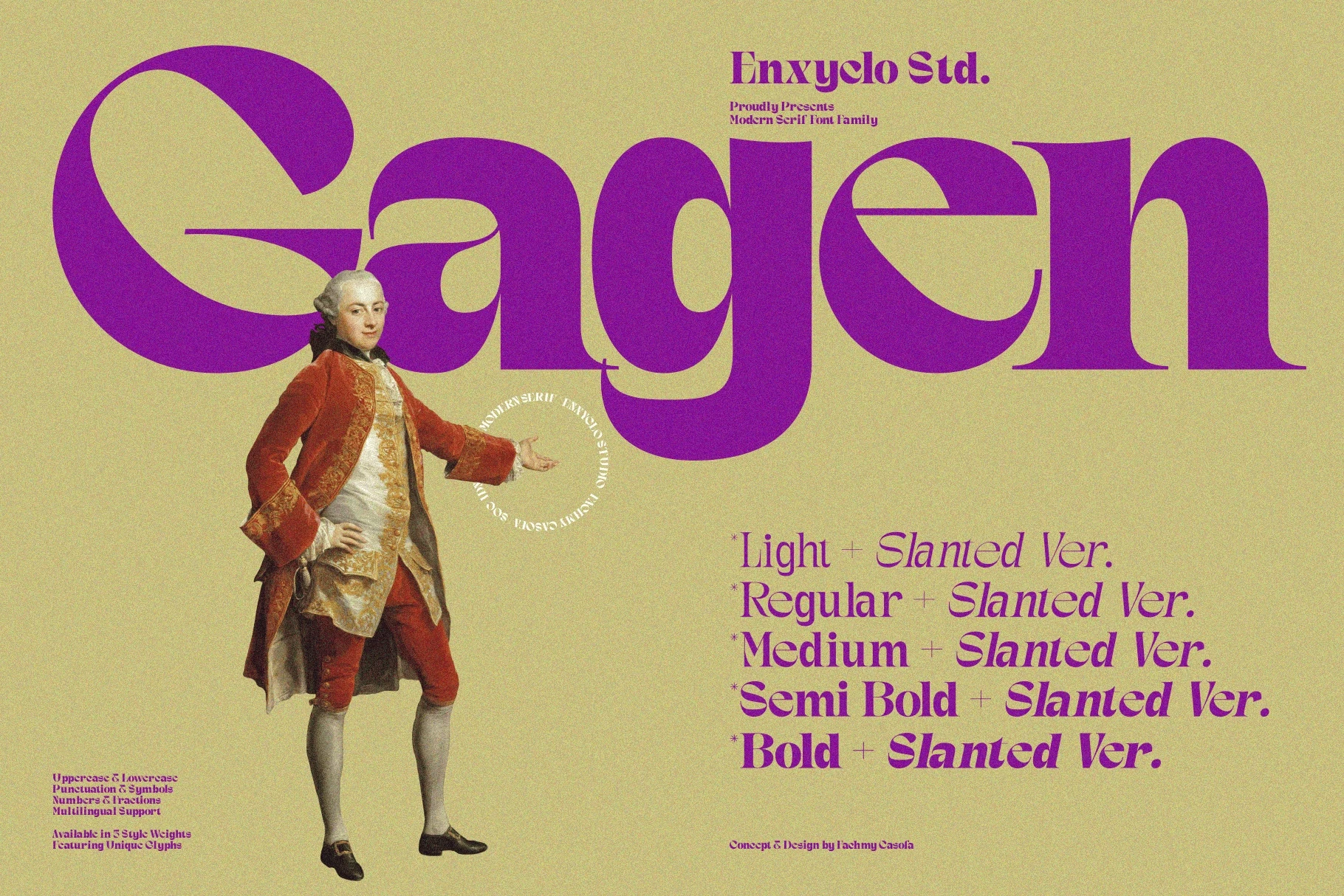 Gagen - Modern Editorial Serif Font