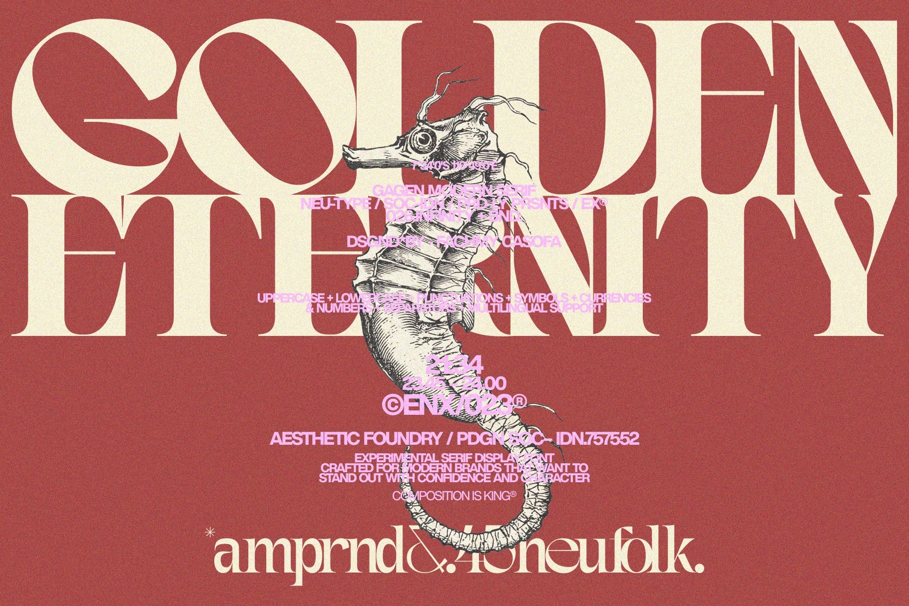 Gagen - Modern Editorial Serif Font