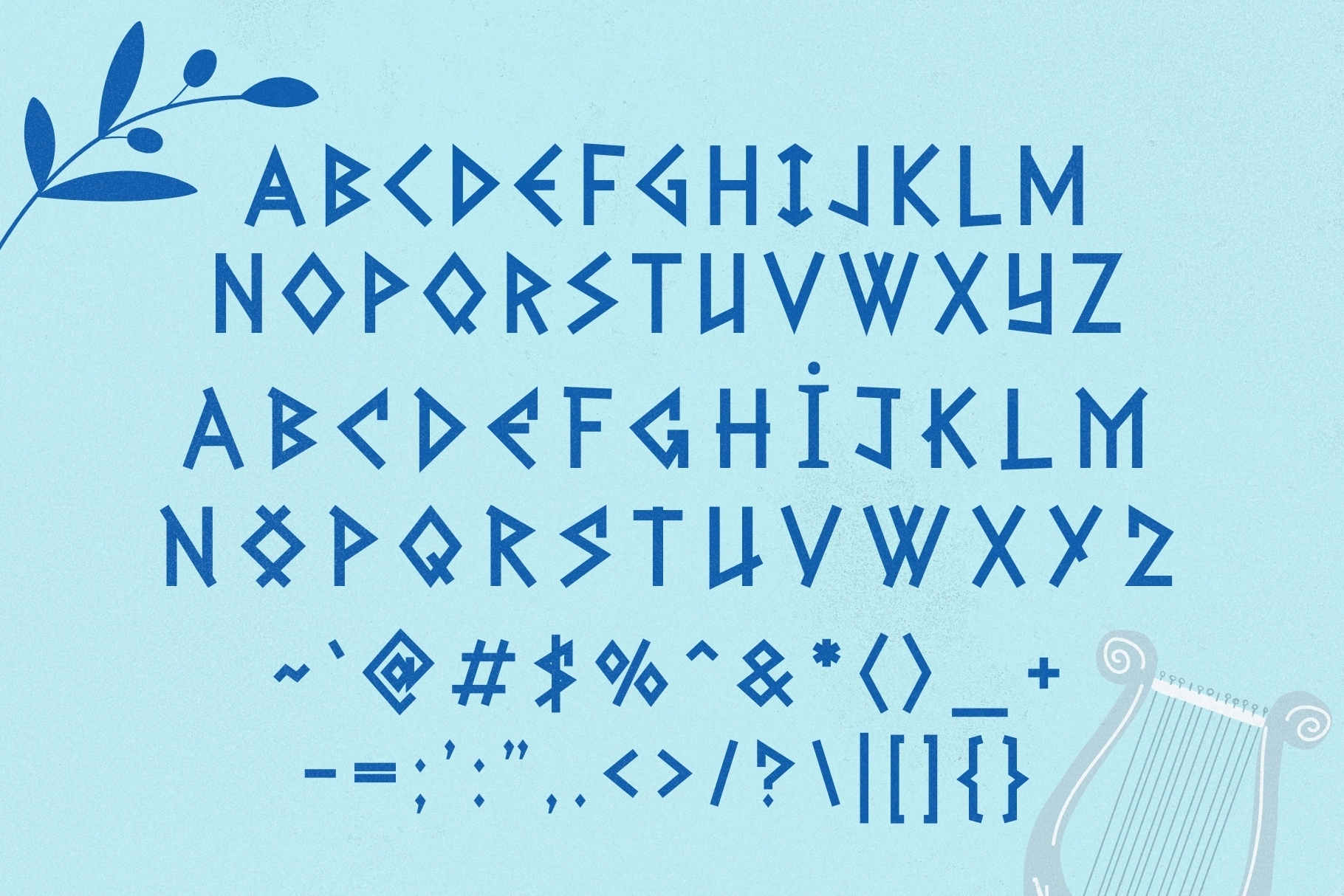 Greek Odyssey - Greek Style Display Font