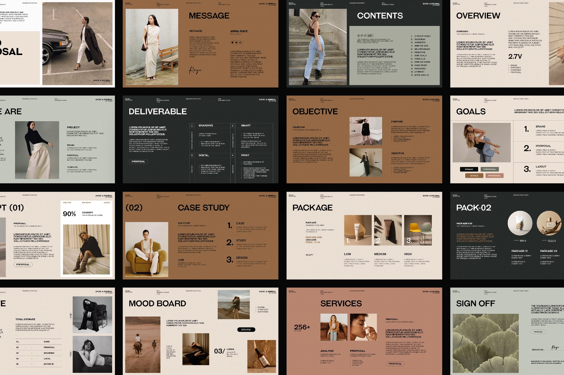 Aesthetic Brand Proposal Presentation Template