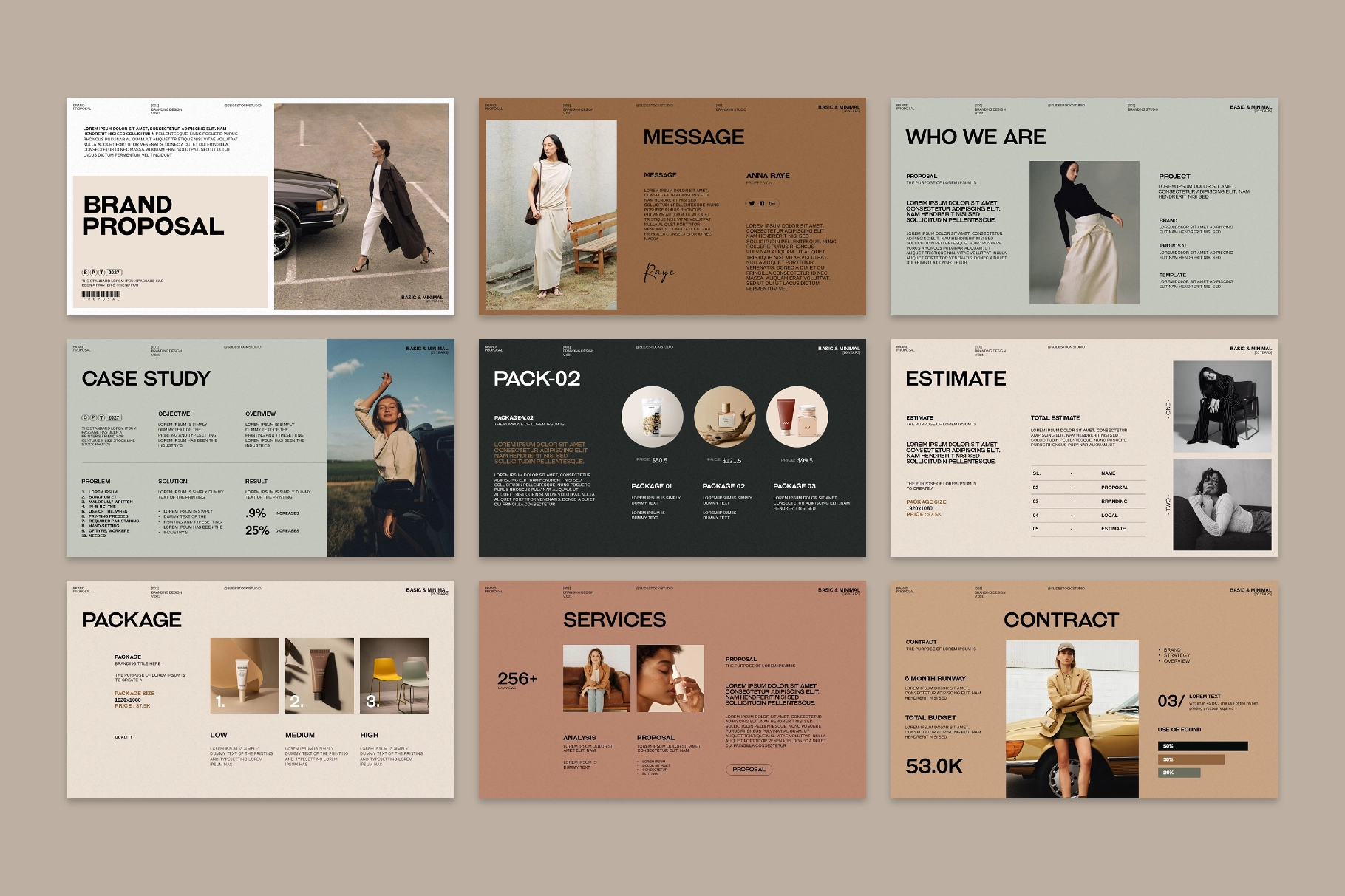 Aesthetic Brand Proposal Presentation Template