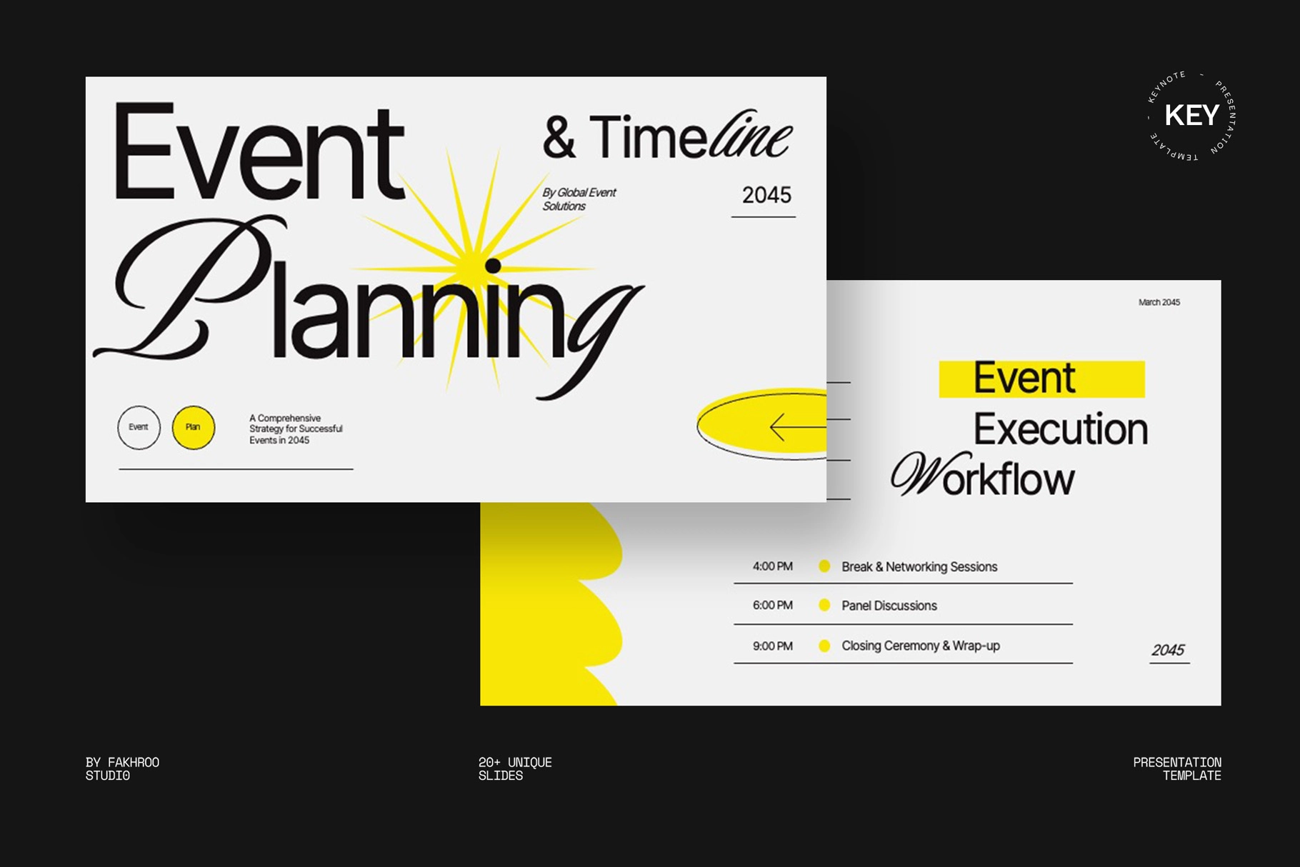 Keynote Event Planning & Timeline Template