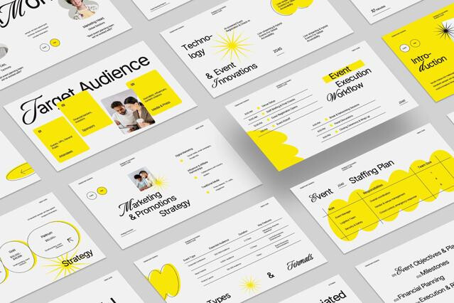 G-Slides Event Planning & Timeline Presentation