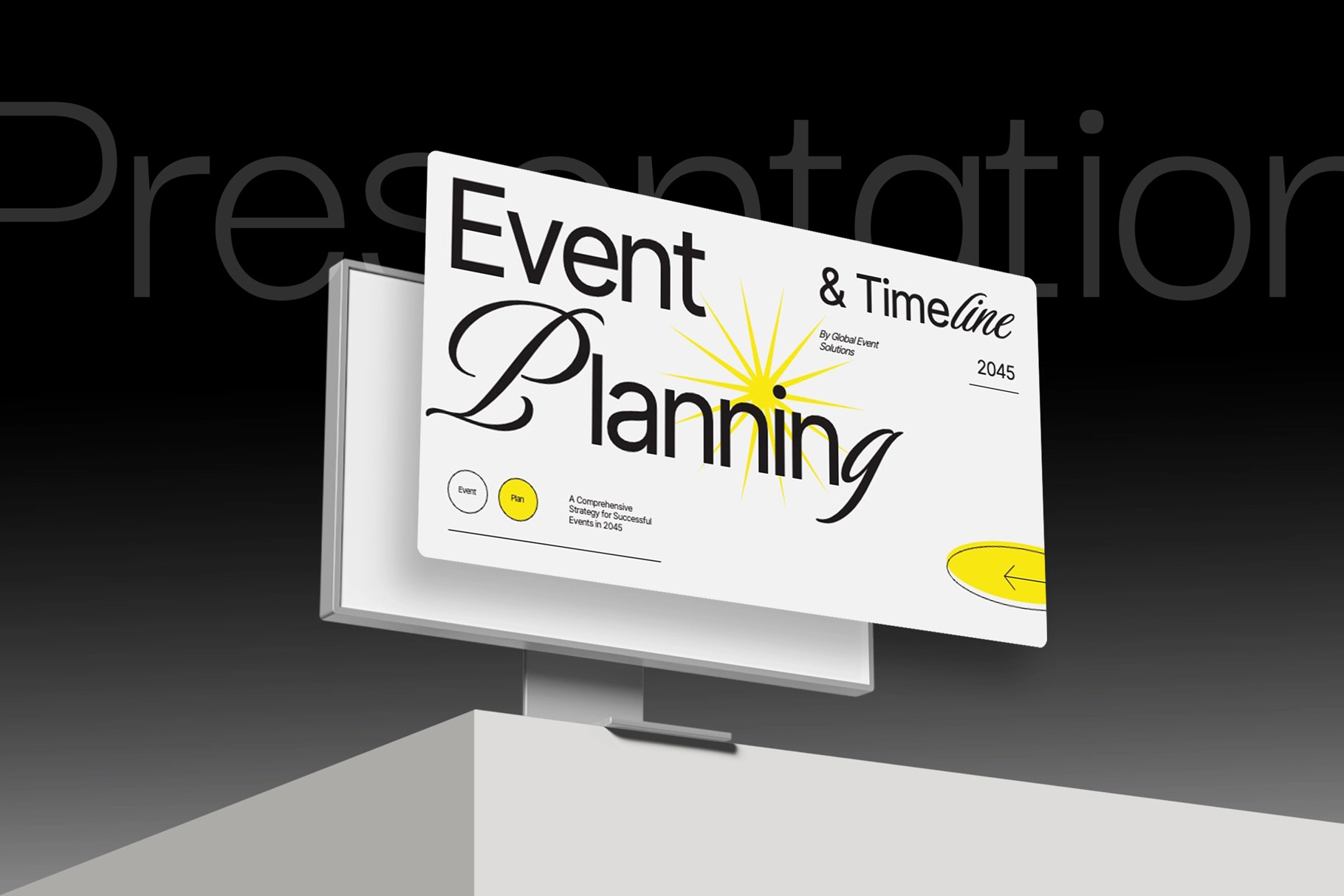 G-Slides Event Planning & Timeline Presentation