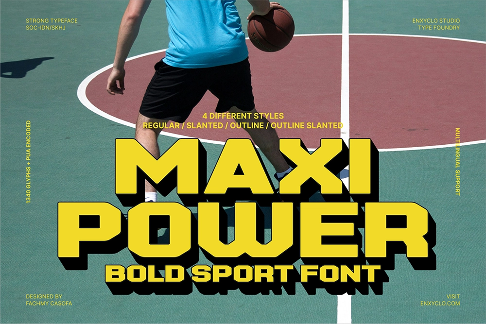 Maxi Power - Bold Sport Font