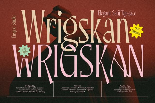 Wrigskan - Elegant Luxury Serif Typeface