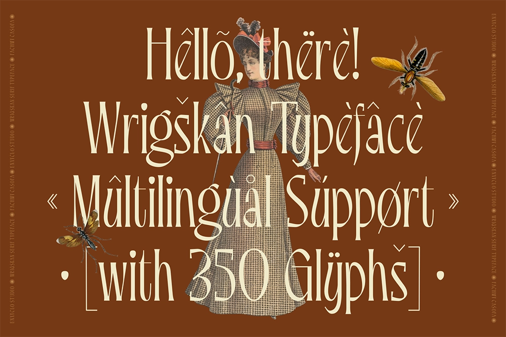 Wrigskan - Elegant Luxury Serif Typeface