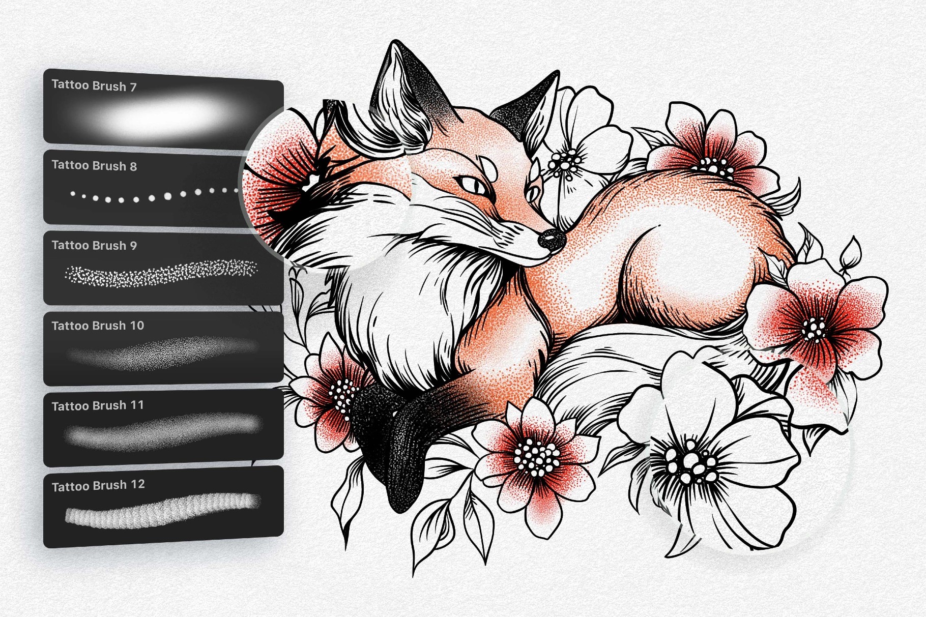 Tattoo Art Photoshop Brushes