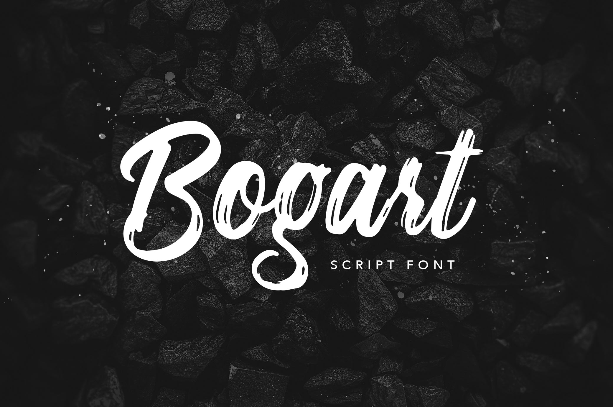 Bogart modern brush script font — download typeface