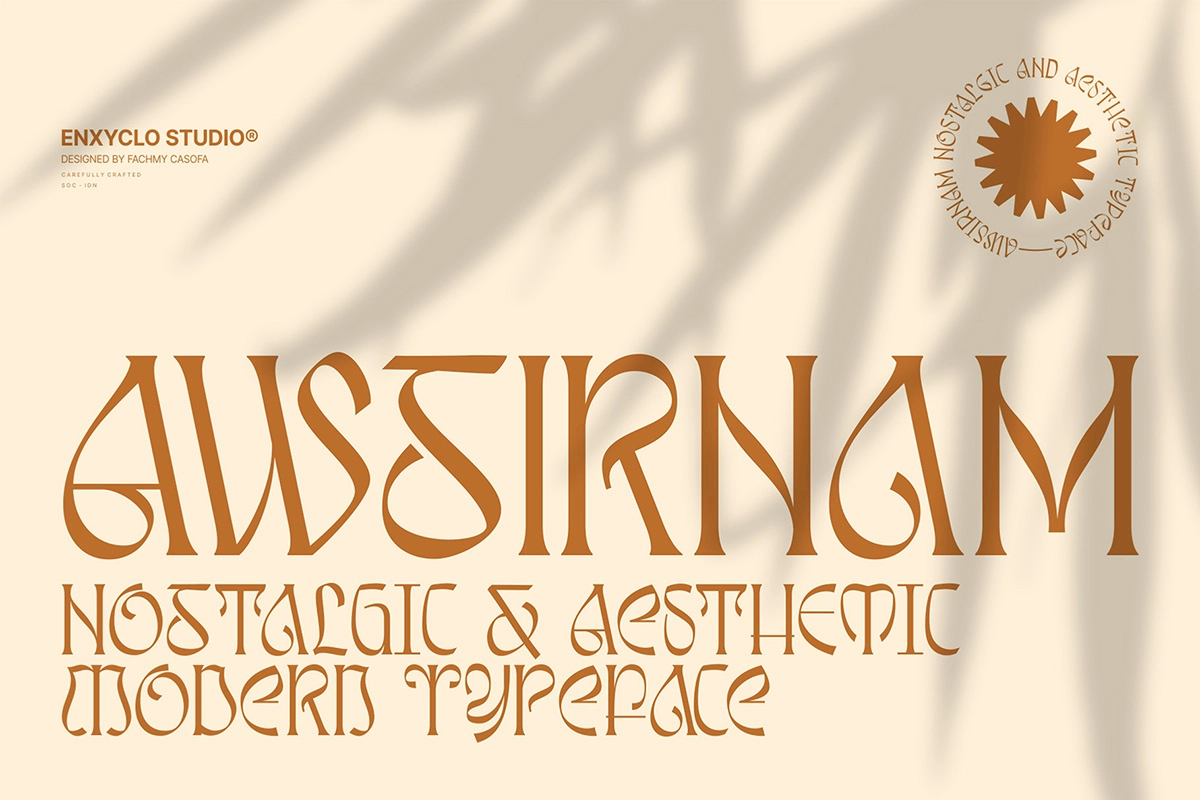 Awsirnam - Nostalgic Serif Font