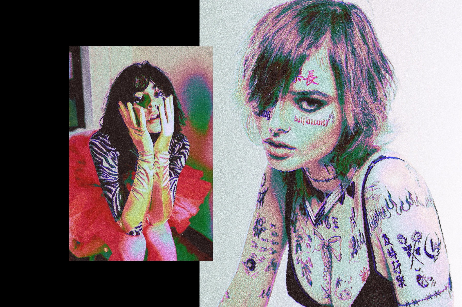 Old VHS Glitch Efffect