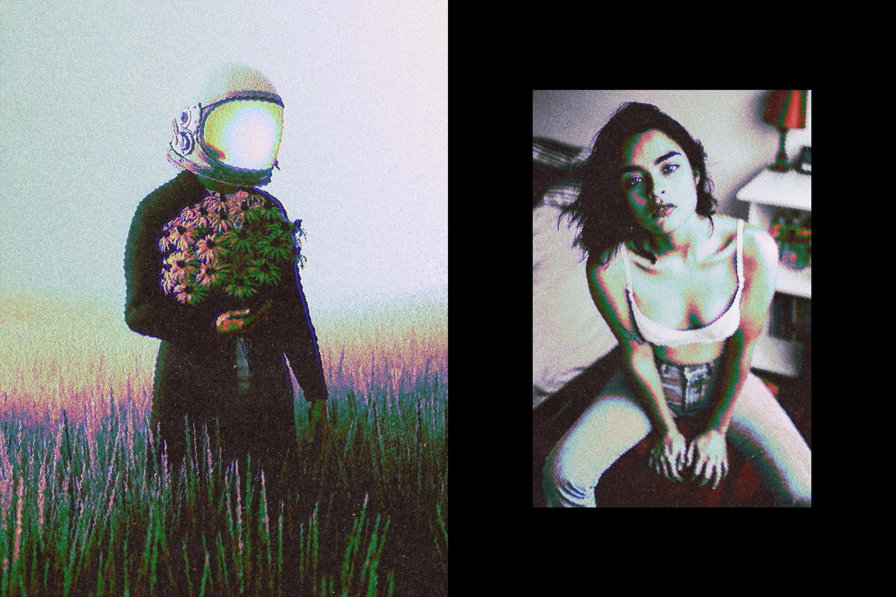 Old VHS Glitch Efffect