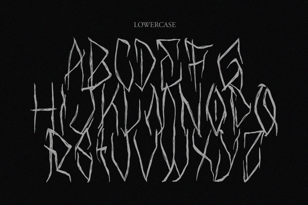 Black Sinister - Creepy Horror Display Font