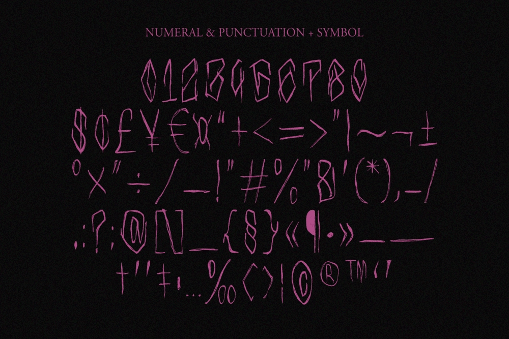 Black Sinister - Creepy Horror Display Font