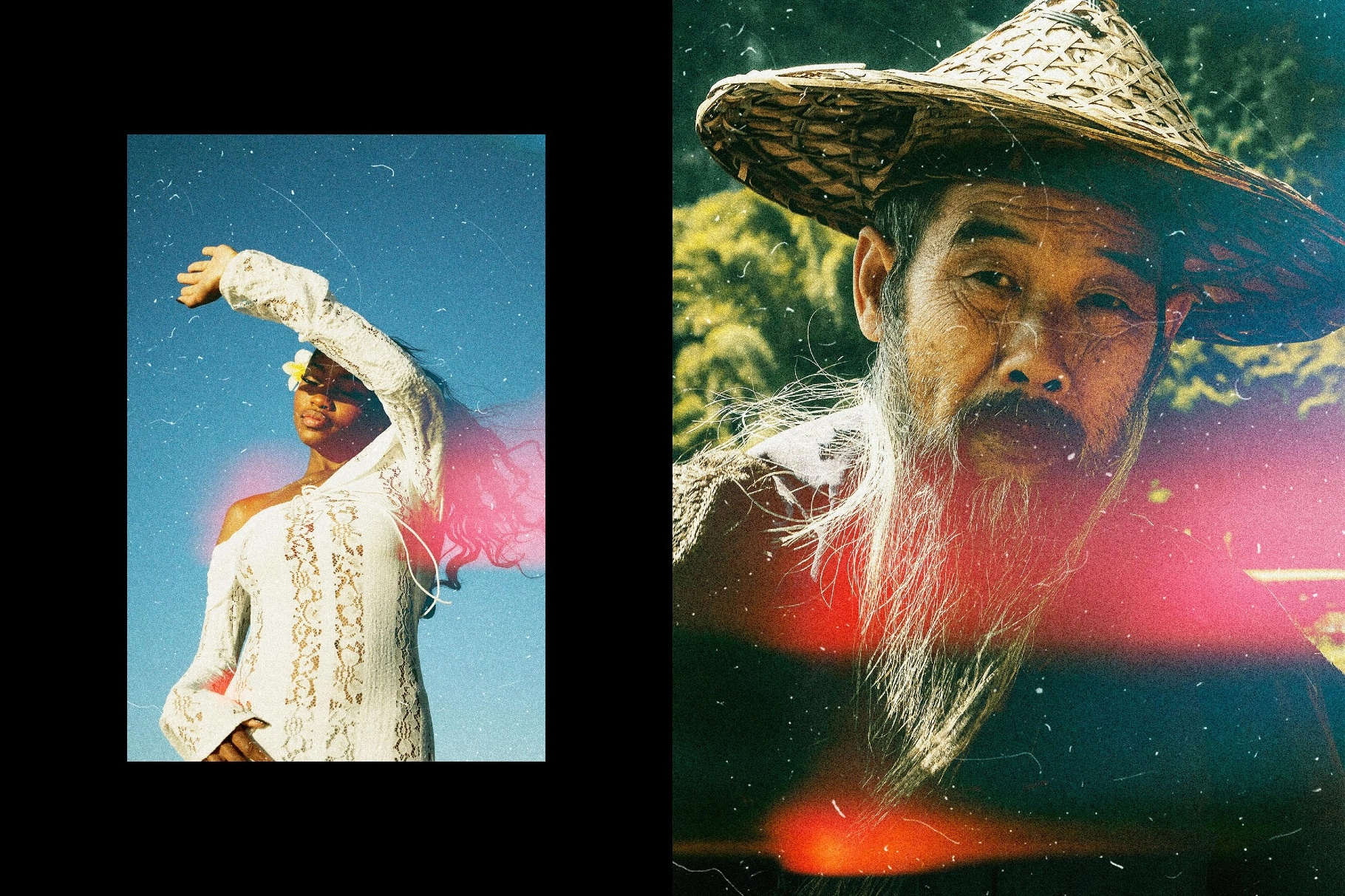 Retro Film Leaks Photo Effect