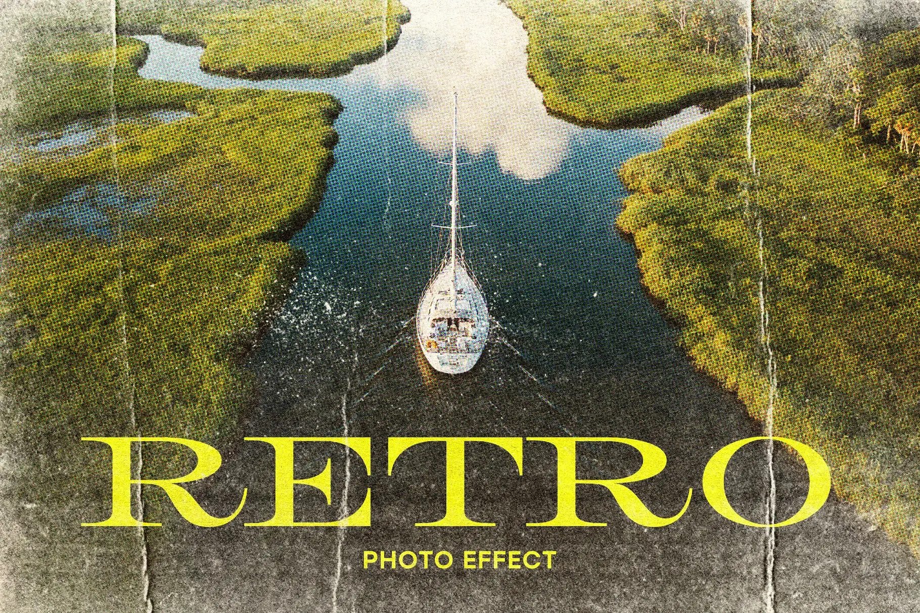 Retro Halftone Photo Effect