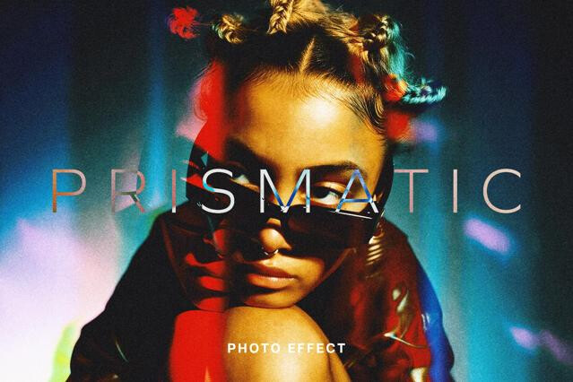Glitch Prismatic Photo Effect