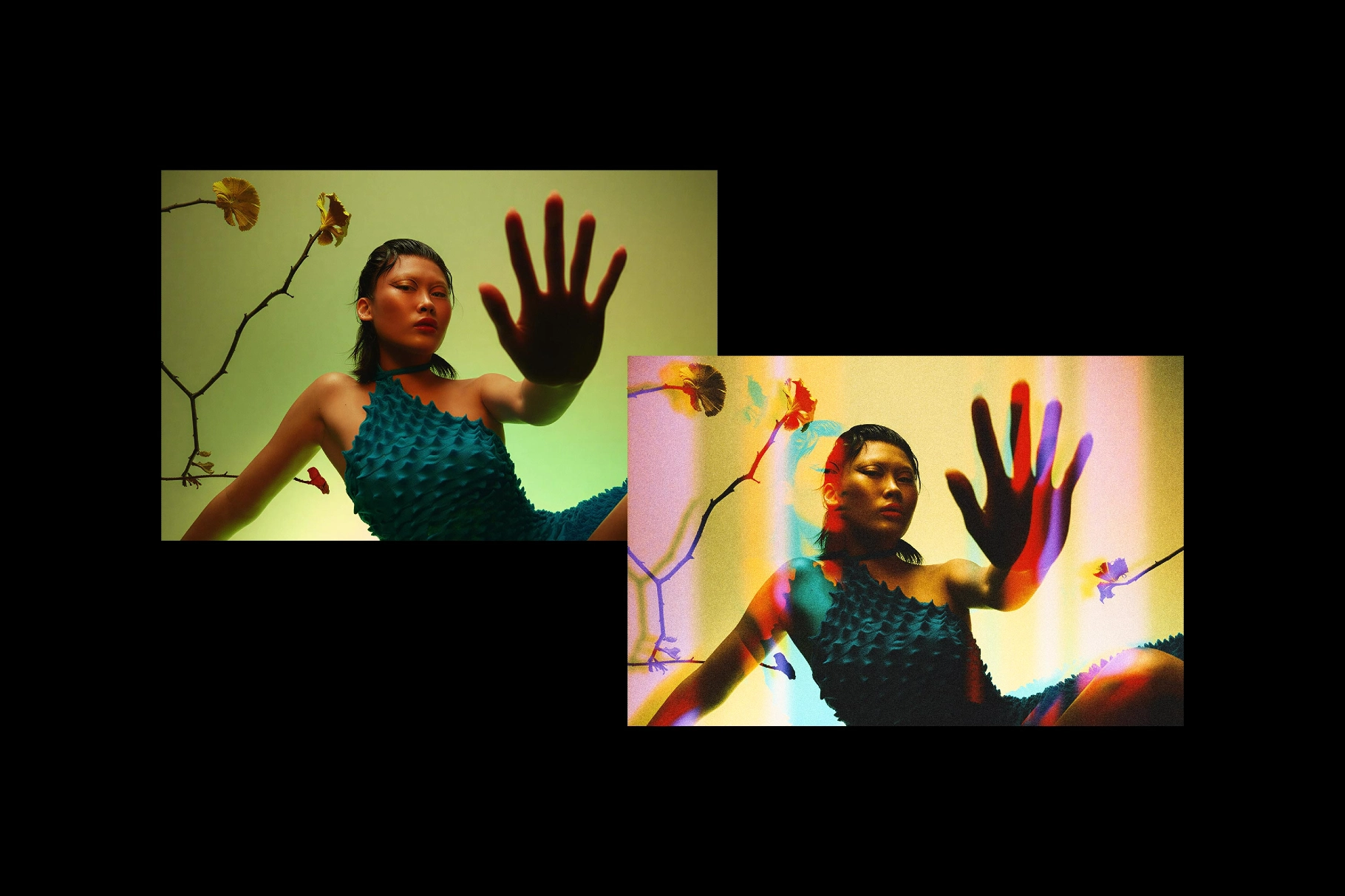 Glitch Prismatic Photo Effect