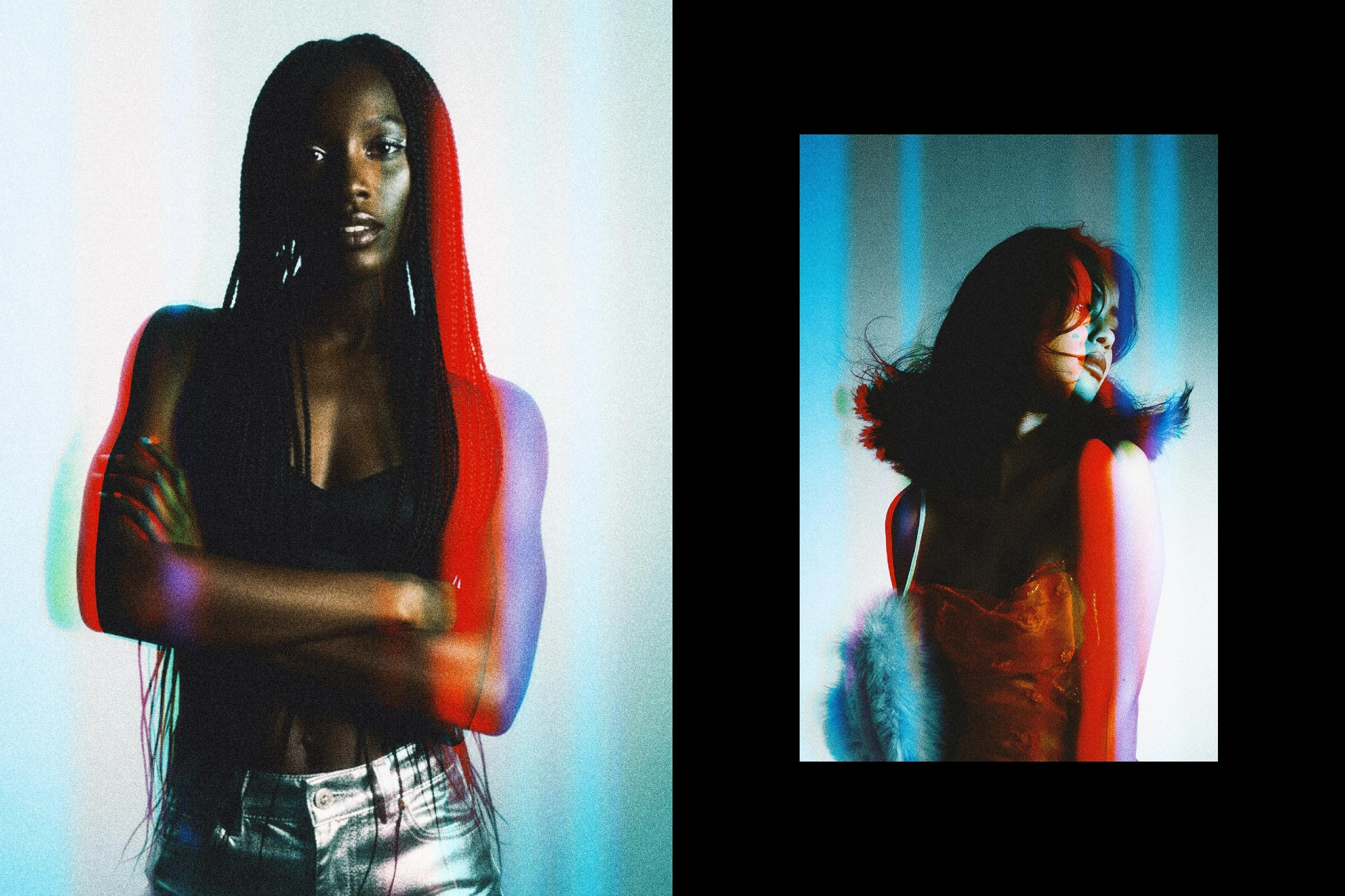 Glitch Prismatic Photo Effect